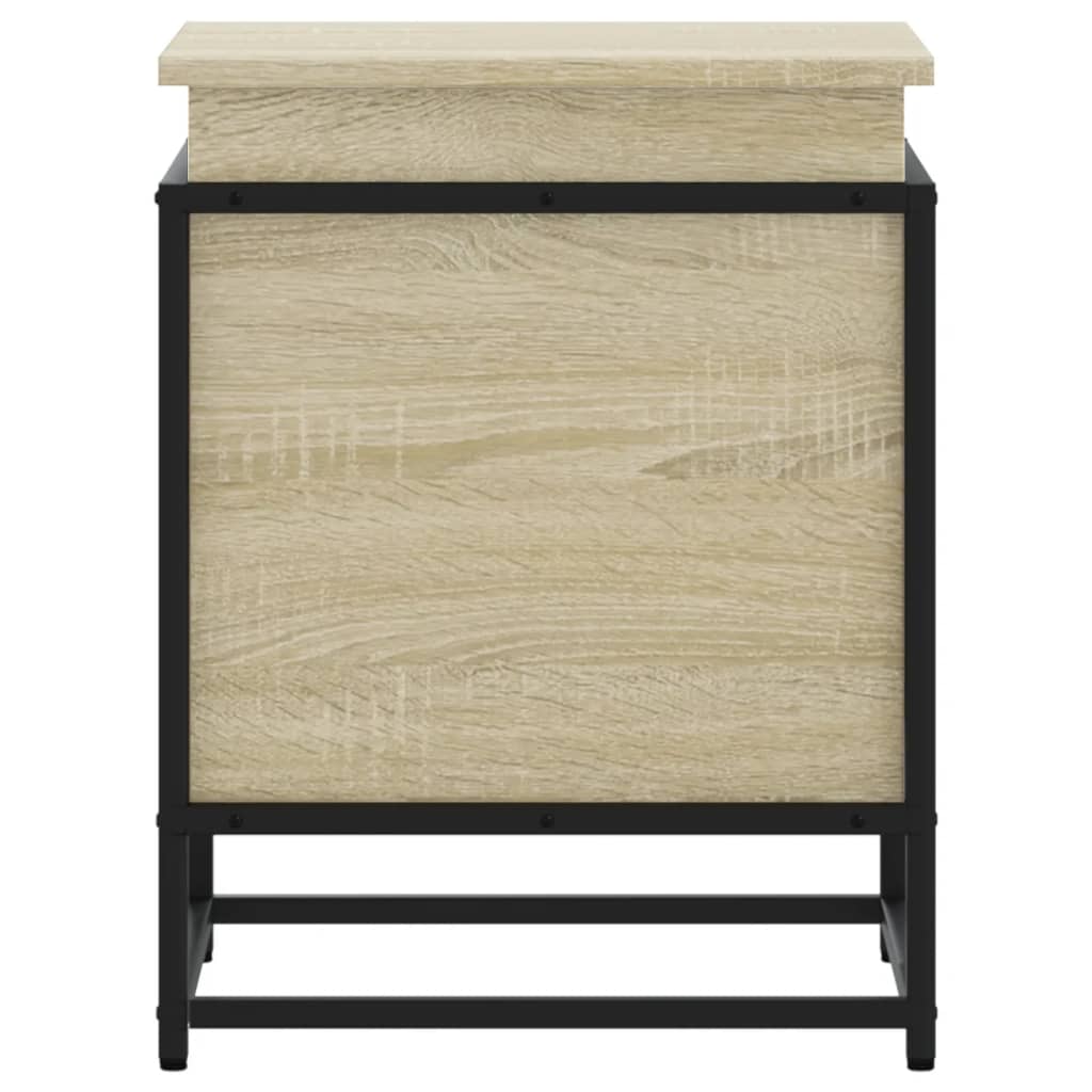 Contenitore con Coperchio Rovere Sonoma 40x40x51,5cm Truciolato 848790