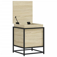 Contenitore con Coperchio Rovere Sonoma 40x40x51,5cm Truciolato 848790