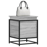 Contenitore con Coperchio Grigio Sonoma 40x40x51,5cm Truciolato