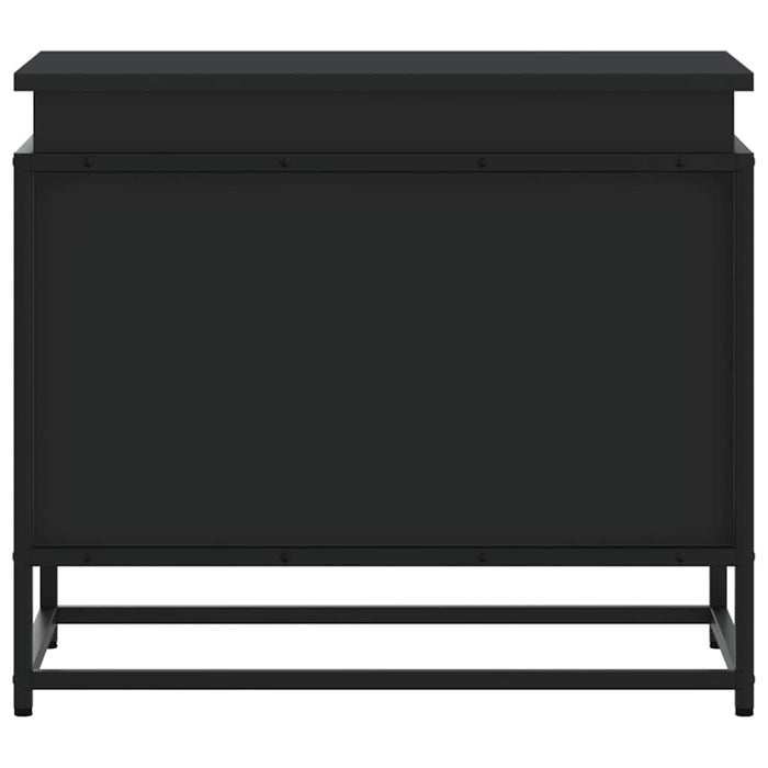 Contenitore con Coperchio Nero 60x40x51,5 cm in Truciolato 848794