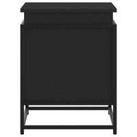 Contenitore con Coperchio Nero 60x40x51,5 cm in Truciolato 848794