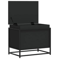 Contenitore con Coperchio Nero 60x40x51,5 cm in Truciolato 848794