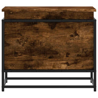 Contenitore con Coperchio Rovere Fumo 60x40x51,5cm Truciolato 848796