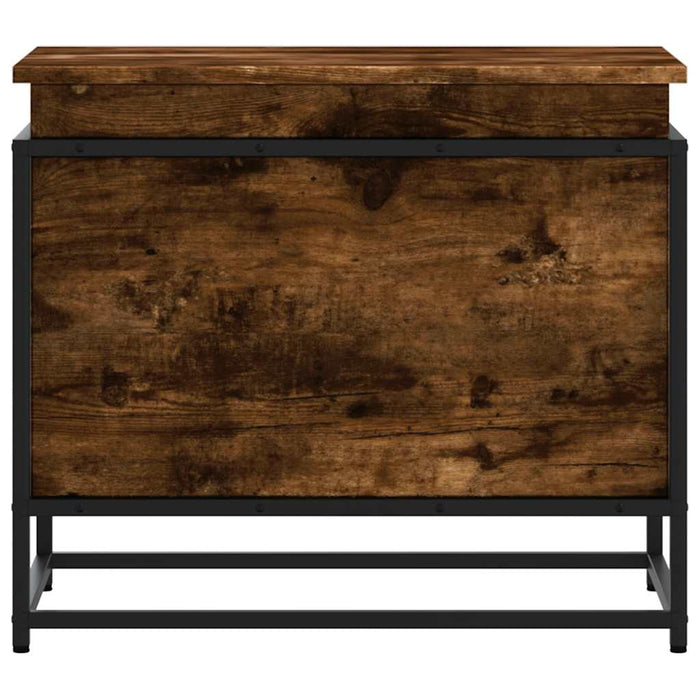 Contenitore con Coperchio Rovere Fumo 60x40x51,5cm Truciolato 848796