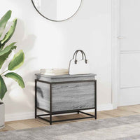 Contenitore con Coperchio Grigio Sonoma 60x40x51,5cm Truciolato 848797