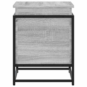 Contenitore con Coperchio Grigio Sonoma 60x40x51,5cm Truciolato 848797