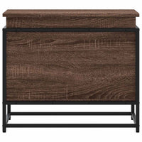 Contenitore con Coperchio Rovere Marrone 60x40x51,5 Truciolato 848798