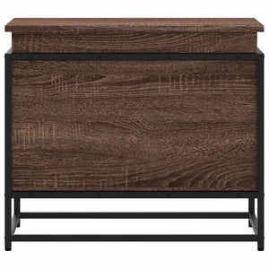 Contenitore con Coperchio Rovere Marrone 60x40x51,5 Truciolato