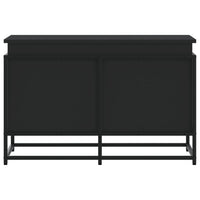 Contenitore con Coperchio Nero 80x40x51,5 cm in Truciolato