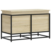 Contenitore con Coperchio Rovere Sonoma 80x40x51,5cm Truciolato 848800