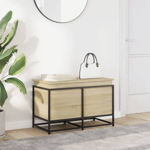 Contenitore con Coperchio Rovere Sonoma 80x40x51,5cm Truciolato 848800