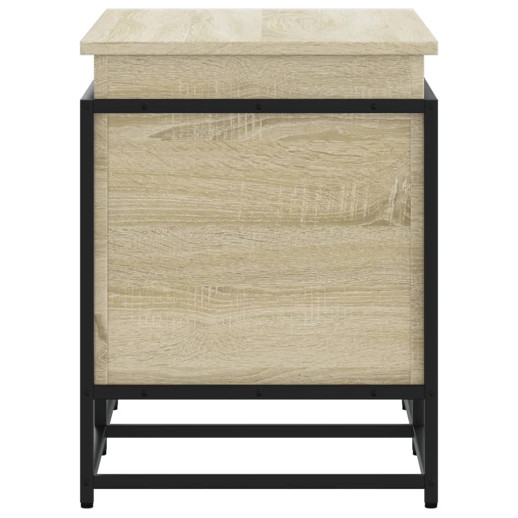 Contenitore con Coperchio Rovere Sonoma 80x40x51,5cm Truciolato 848800