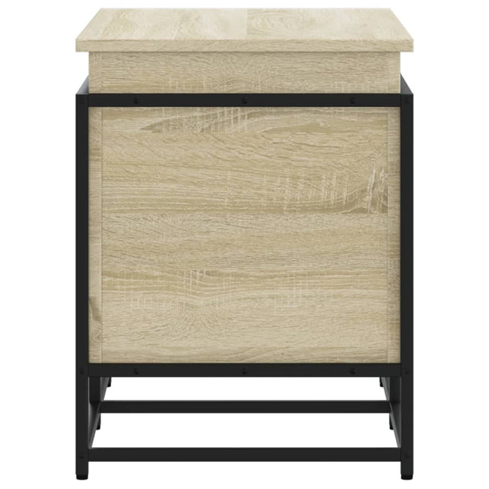 Contenitore con Coperchio Rovere Sonoma 80x40x51,5cm Truciolato 848800