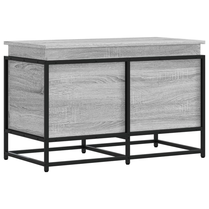 Contenitore con Coperchio Grigio Sonoma 80x40x51,5cm Truciolato 848802