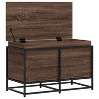 Contenitore con Coperchio Rovere Marrone 80x40x51,5 Truciolato 848803