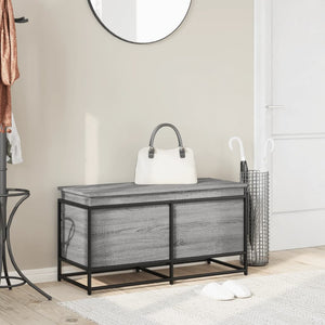 Contenitore con Coperchio Grigio Sonoma 100x40x51,5 Truciolato 848807