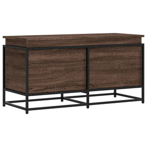 Contenitore con Coperchio Rovere Marrone 100x40x51,5 Truciolato 848808