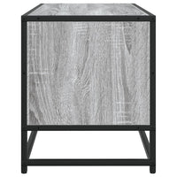 Mobile TV Grigio Sonoma 80x34,5x40 cm Legno Multistrato Metallo 848812