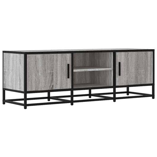 Mobile TV-Credenza TV-Console TV Grigio Sonoma 120x35x41cm Legno Multistrato e Metallo