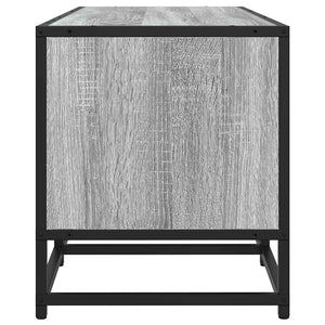 Mobile TV-Credenza TV-Console TV Grigio Sonoma 120x35x41cm Legno Multistrato e Metallo