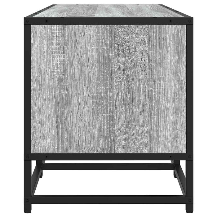 Mobile TV-Credenza TV-Console TV Grigio Sonoma 120x35x41cm Legno Multistrato e Metallo