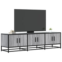 Mobile TV-Credenza TV-Console TV Grigio Sonoma 150x35x41cm in Truciolato e Metallo
