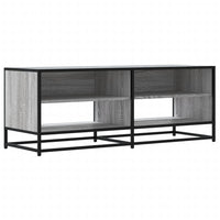Mobile TV-Credenza TV-Console TV Grigio Sonoma 120,5x40x46cm Legno Multistrato Metallo