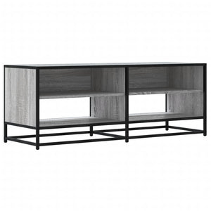 Mobile TV-Credenza TV-Console TV Grigio Sonoma 120,5x40x46cm Legno Multistrato Metallo