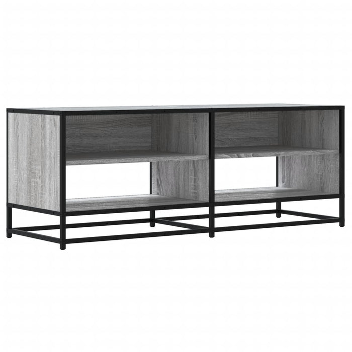 Mobile TV-Credenza TV-Console TV Grigio Sonoma 120,5x40x46cm Legno Multistrato Metallo