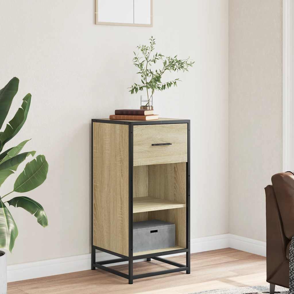 vidaXL Credenza Rovere Sonoma 35,5x35x76 cm in Truciolato