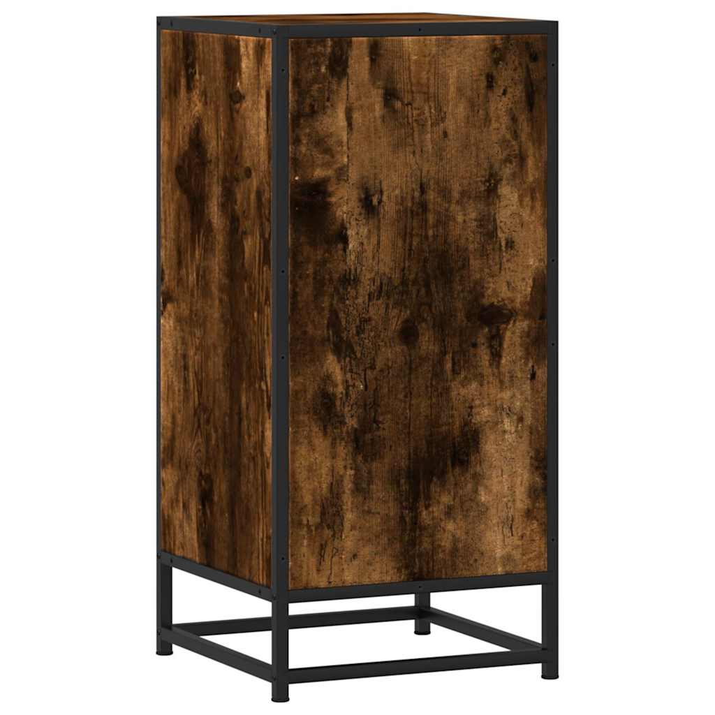 vidaXL Credenza Rovere Fumo 35,5x35x76 cm in Truciolato