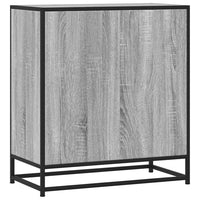 Credenza-Buffet-Armadio da cucina Grigio Sonoma 68x35x76 cm in Truciolato e Metallo 639474