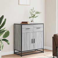 vidaXL Credenza Grigio Sonoma 68x35x76 cm in Legno Multistrato