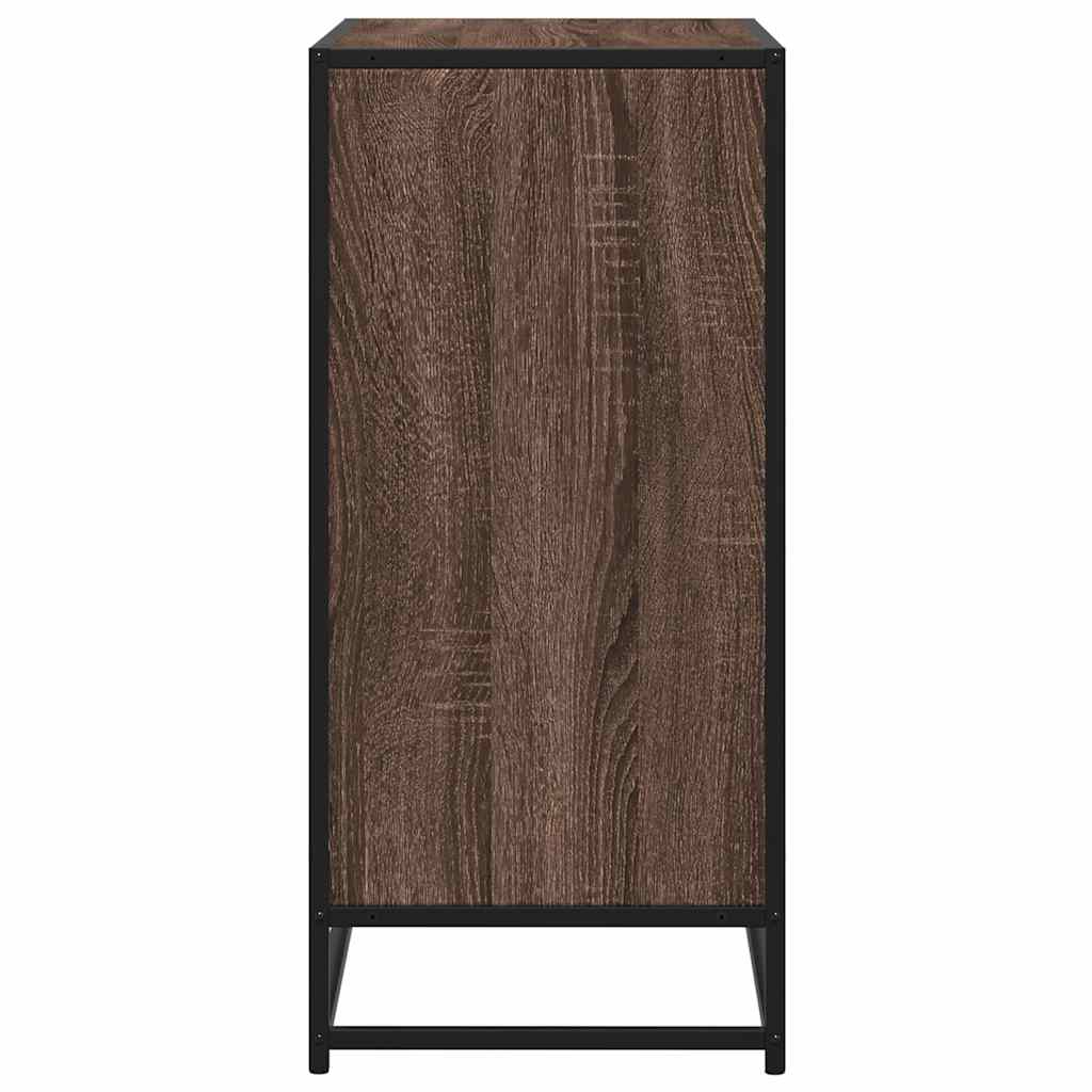 vidaXL Credenza Rovere Marrone 68x35x76 cm in Legno Multistrato