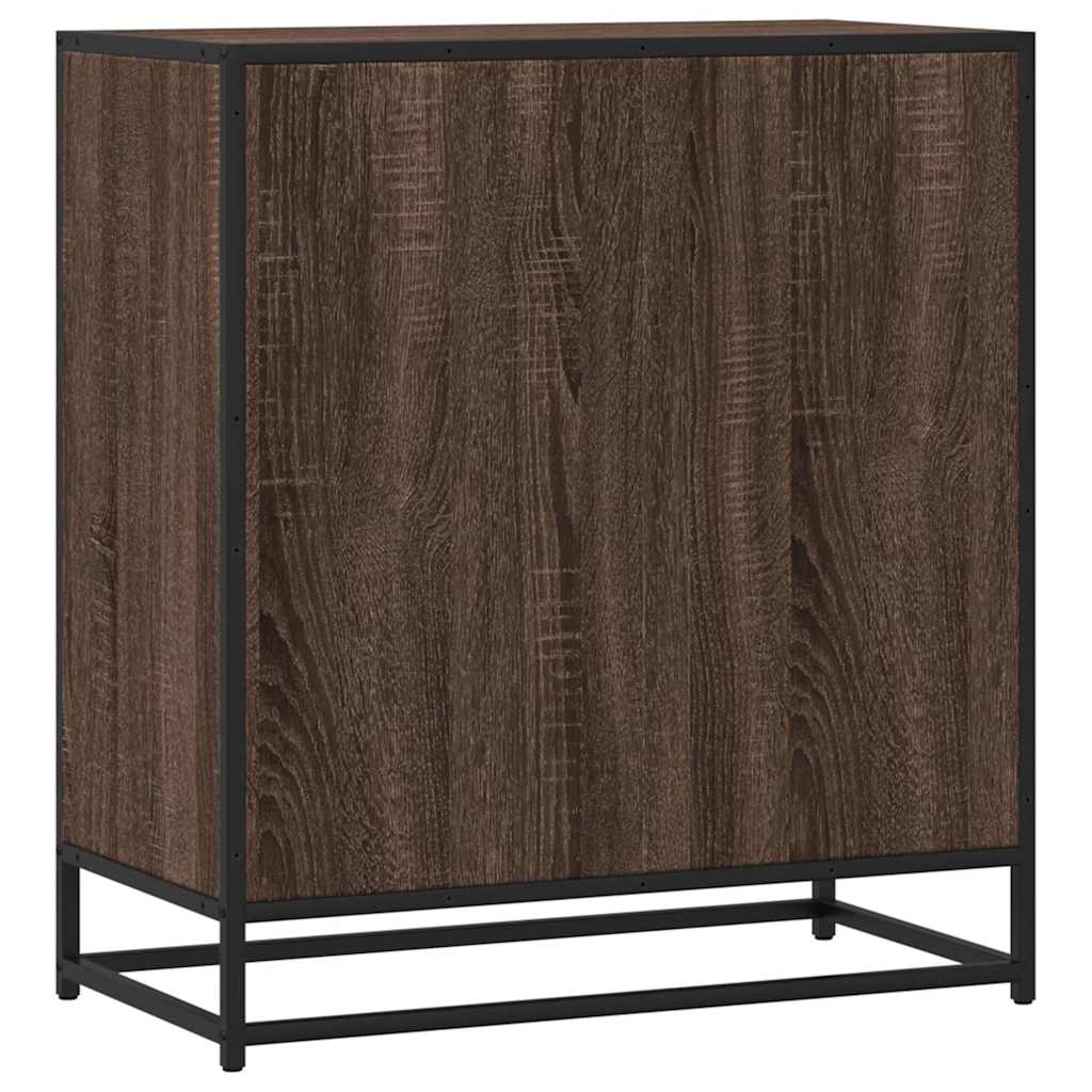 vidaXL Credenza Rovere Marrone 68x35x76 cm in Legno Multistrato