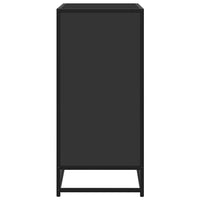 vidaXL Credenza Rovere Nera 68x35x76 cm in Legno Multistrato