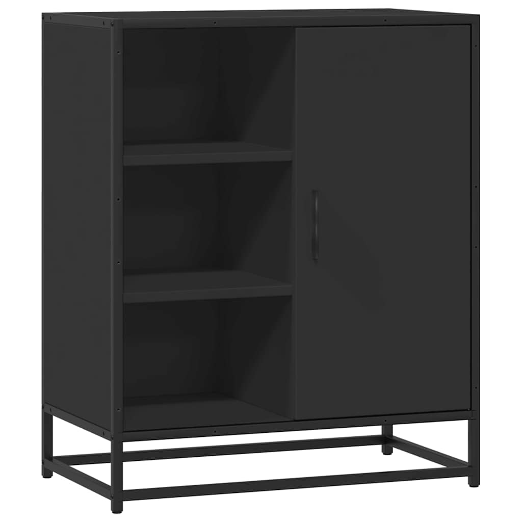 vidaXL Credenza Nero 62x35x76 cm in Legno Multistrato