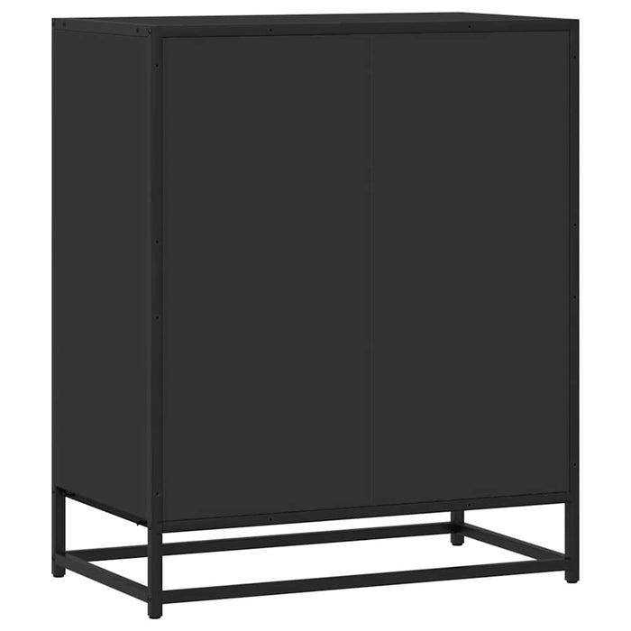 Credenza-Buffet-Armadio da cucina Nero 62x35x76 cm in Legno Multistrato