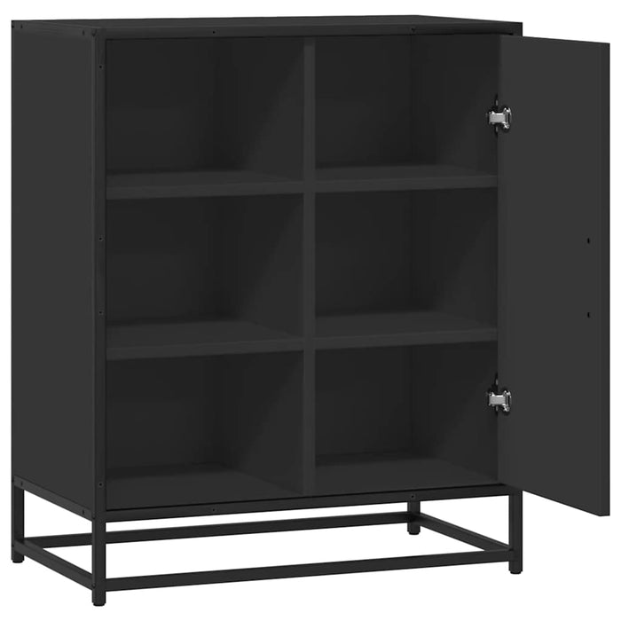 Credenza-Buffet-Armadio da cucina Nero 62x35x76 cm in Legno Multistrato