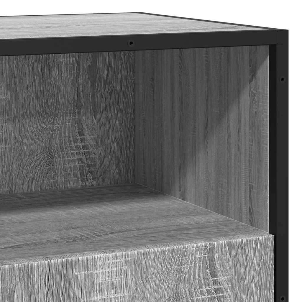 vidaXL Credenza Grigio Sonoma 68x35x76 cm in Legno Multistrato