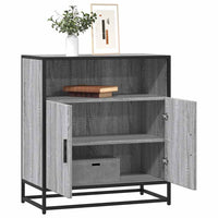 vidaXL Credenza Grigio Sonoma 68x35x76 cm in Legno Multistrato