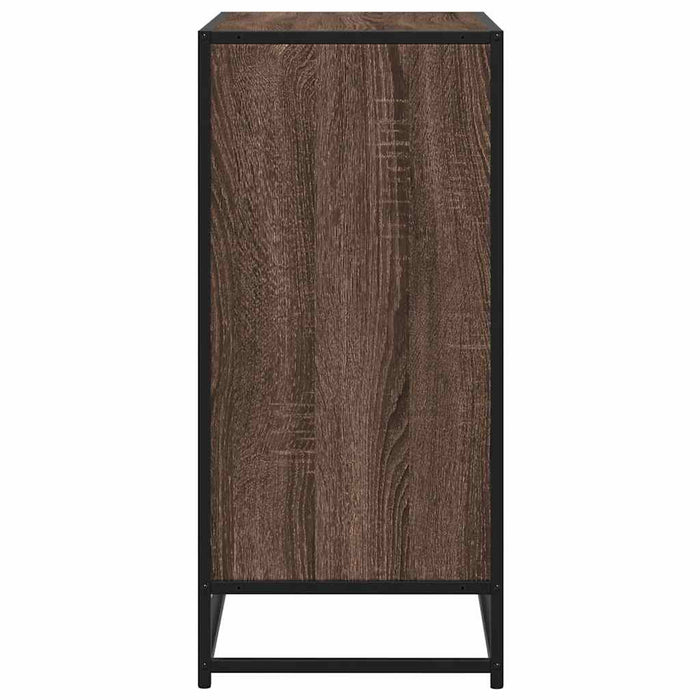 vidaXL Credenza Rovere Marrone 68x35x76 cm in Legno Multistrato
