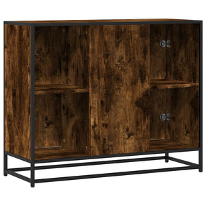 vidaXL Credenza Rovere Fumo 92x35x76 cm in Legno Multistrato