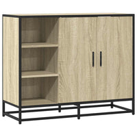 vidaXL Credenza Rovere Sonoma 92x35x76 cm in Legno Multistrato