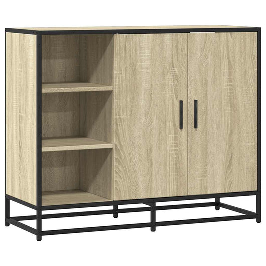 vidaXL Credenza Rovere Sonoma 92x35x76 cm in Legno Multistrato