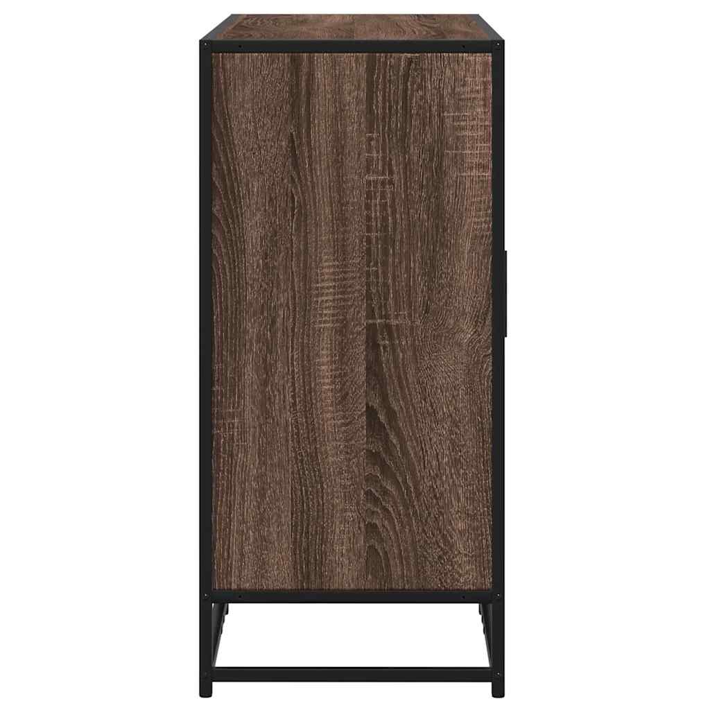 vidaXL Credenza Rovere Marrone 92x35x76 cm in Legno Multistrato