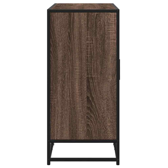 vidaXL Credenza Rovere Marrone 92x35x76 cm in Legno Multistrato