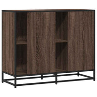 vidaXL Credenza Rovere Marrone 92x35x76 cm in Legno Multistrato
