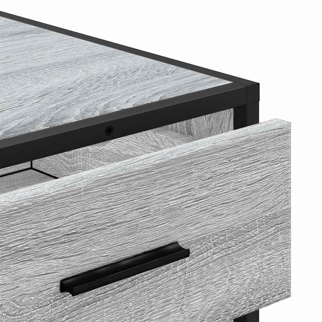Cassettiera Grigio Sonoma 70x41x70 cm in Legno Multistrato 849082