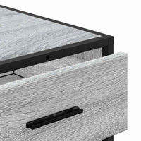 Cassettiera Grigio Sonoma 70x41x70 cm in Legno Multistrato 849082
